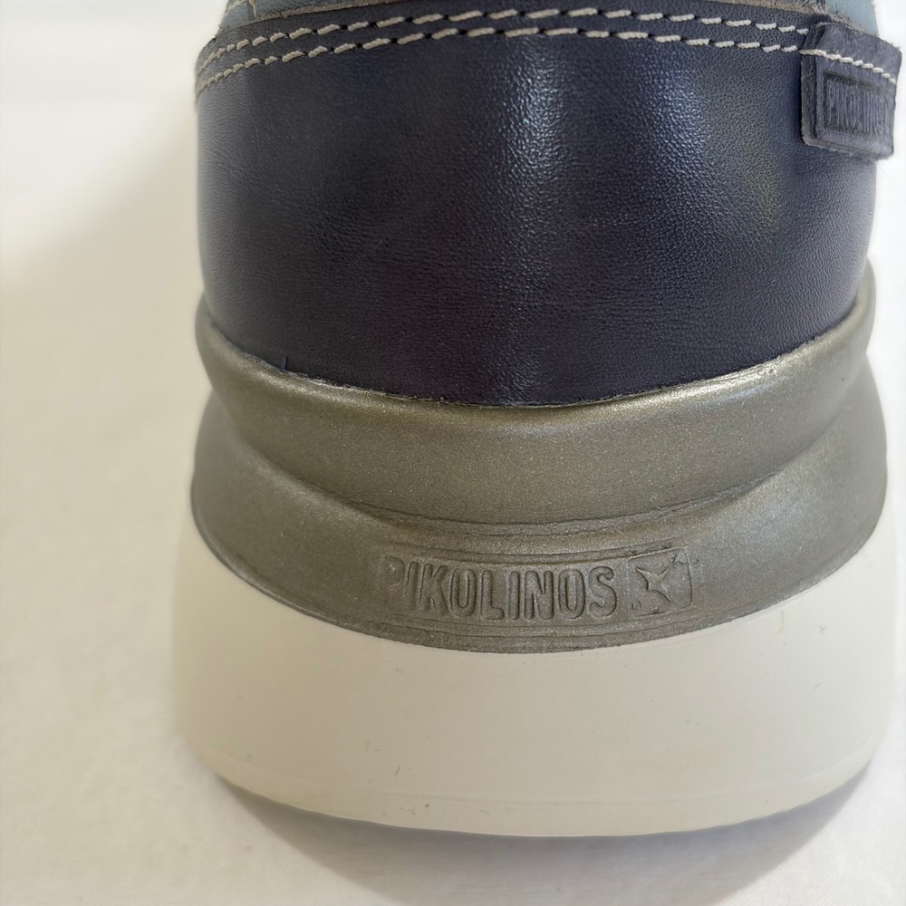 Pikolinos Cantabria Never Worn Cream Grey Leather Perforated Zip Sneakers 38 - Picture 16 of 16